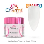Pó acrílico Charms Beauty - Total White - 40g