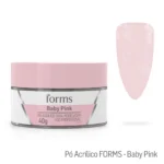 Pó Acrílico Para Modelagem Baby Pink - Forms