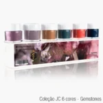 Coleção Acrílica Gemstone JC Beauty Concepts 6 cores - Imagem 2