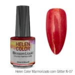 Líquido marmorizado Helen Color 15ml - Com Glitter - N-07