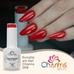 Esmalte em Gel Charms (Gel Polish) 10ml – Cor N°08 - Imagem 2