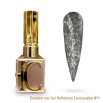 Esmalte em Gel Refletivos Lantejoulas Helen Color 15ml - 01