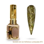 Esmalte em Gel Refletivos Lantejoulas Helen Color 15ml - 03