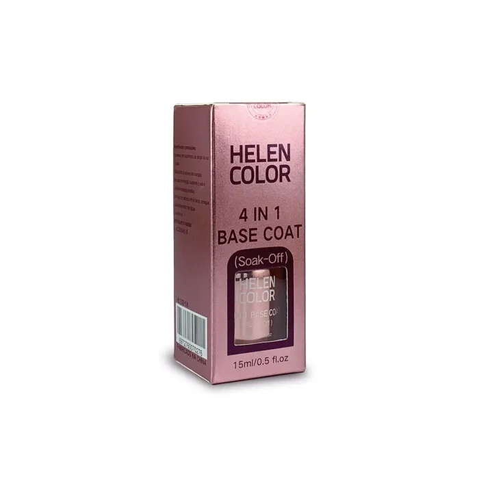 Base Coat 4 em 1 Helen Color 15ml - Imagem 1