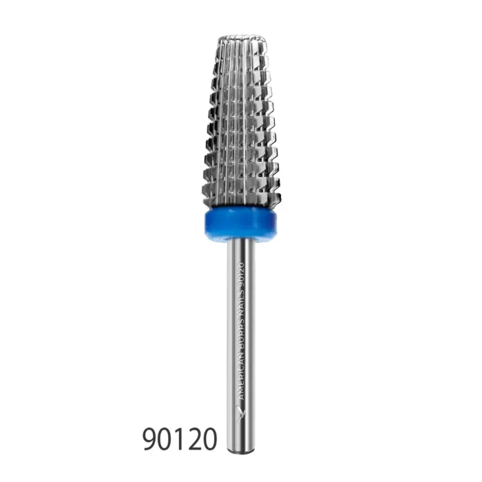 Broca de Tungstênio ExpertTouch Tronco-Cônica Topo Reto Nº 90120 – American Burrs Nails - Imagem 1