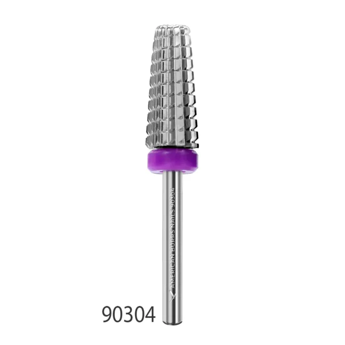 Broca de Tungstênio ExpertTouch Tronco-Cônica Topo Reto Nº 90304 – American Burrs Nails - Imagem 1