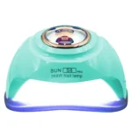 Cabine Estufa SUN S8 PRO LED UV 268W Unha Gel 57 LEDs Bivolt - Azul Claro - Imagem 2