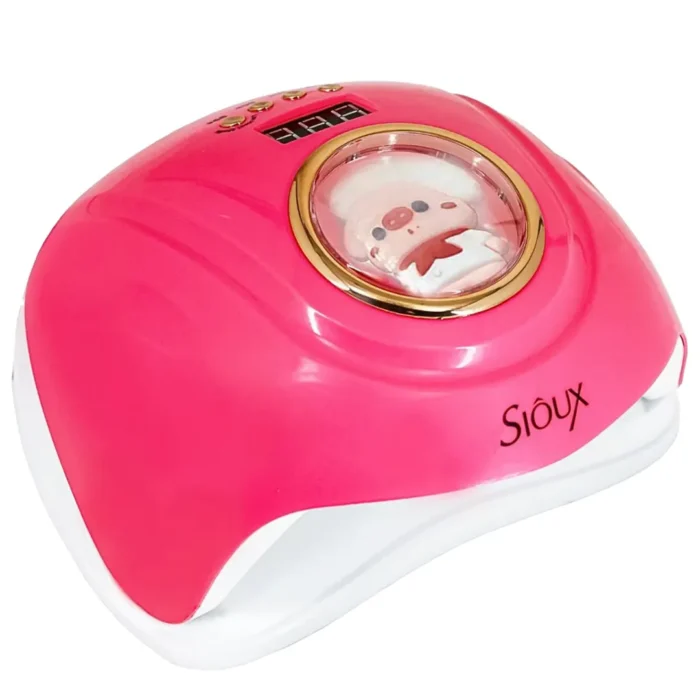 Cabine SUN S8 PRO LED UV 268W Unha Gel 57 LEDs Bivolt - Rosa - Imagem 1