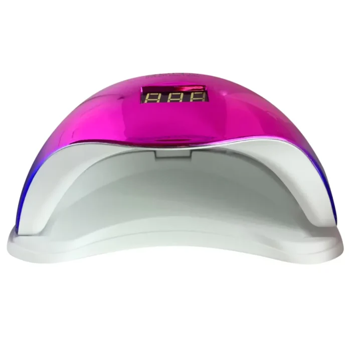 Cabine de unha Sun 5 Cromada 48w Profissional Rosa e Azul - Imagem 3