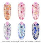 Kit 12 Cores Bobo Magic (gel com glitter) - Imagem 2