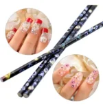 Lápis Pega Strass Com Ponta de Silicone Para Decoração De Unhas - Imagem 5