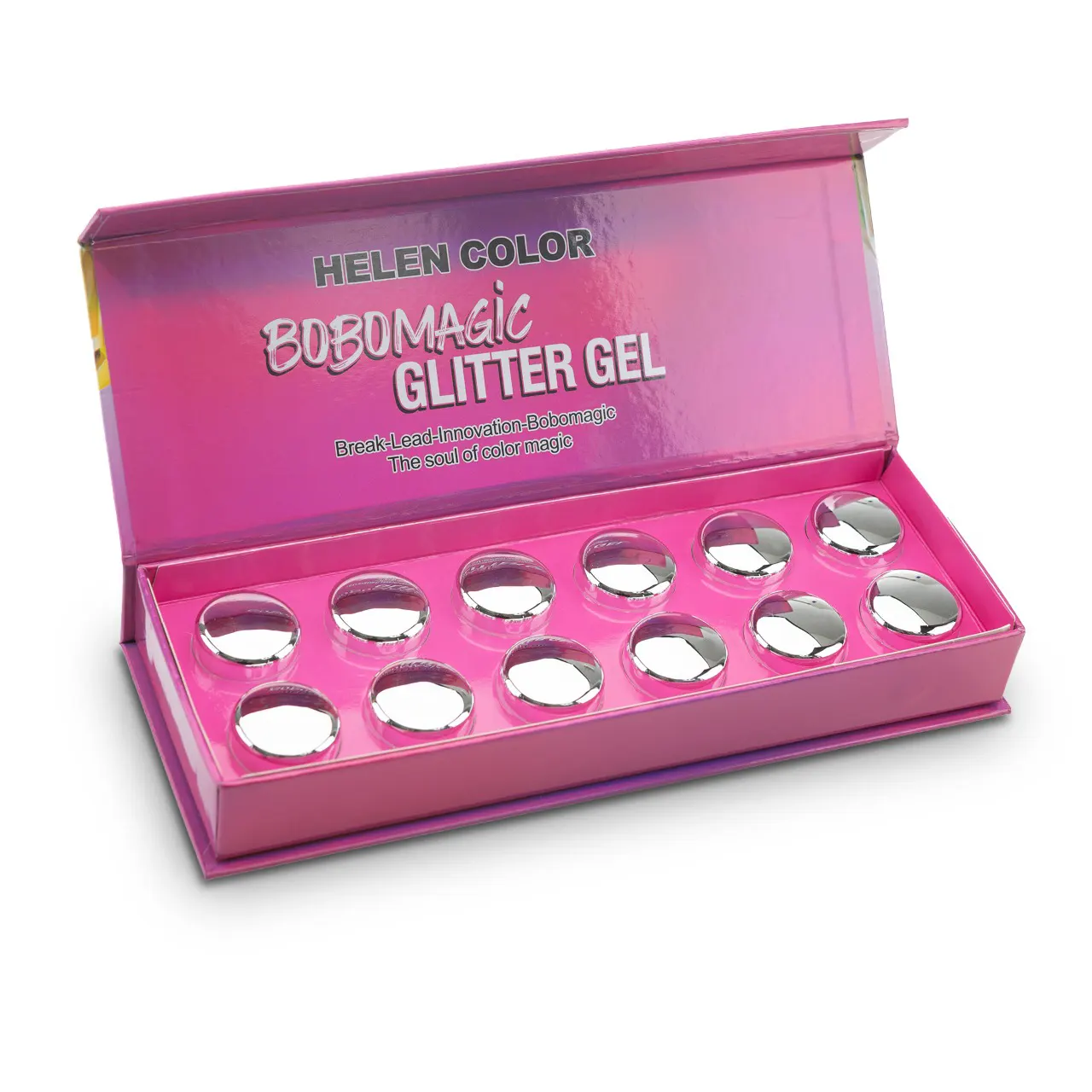 Kit-12-Cores-Bobo-Magic.webp Kit 12 Cores Bobo Magic (gel com glitter) - Imagem 1