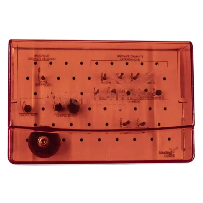 Kit Advanced para Técnica de Manicure Russa American Burrs Nails - Imagem 5