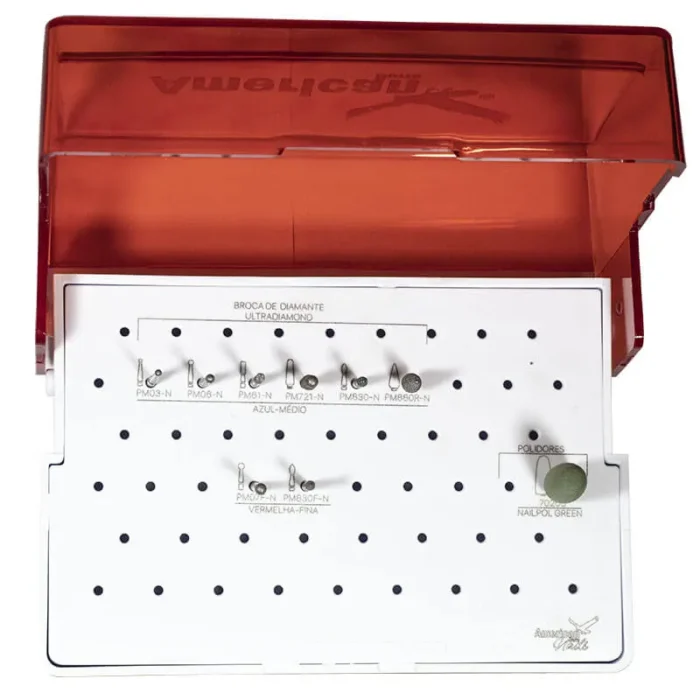 Kit Basic para Técnica de Manicure Russa American Burrs Nails - Imagem 2