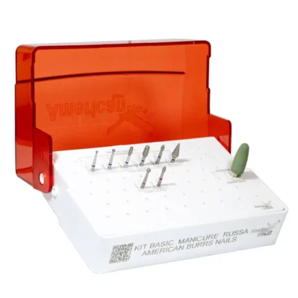Kit Basic para Técnica de Manicure Russa American Burrs Nails