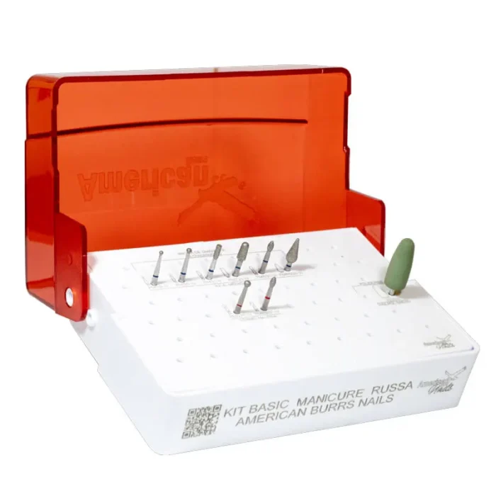 Kit Basic para Técnica de Manicure Russa American Burrs Nails - Imagem 1