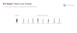 Kit Basic para Técnica de Manicure Russa American Burrs Nails - Imagem 8