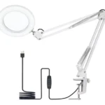 Luminária Led Lupa Fixa em Mesa - Branco