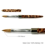 Pincel Acrílico nº10 Onça Helen Color 100% Kolinsky