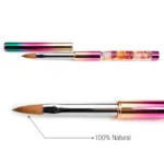 Pincel Acrílico nº8 Furta Cor Helen Color 100% Kolinsky