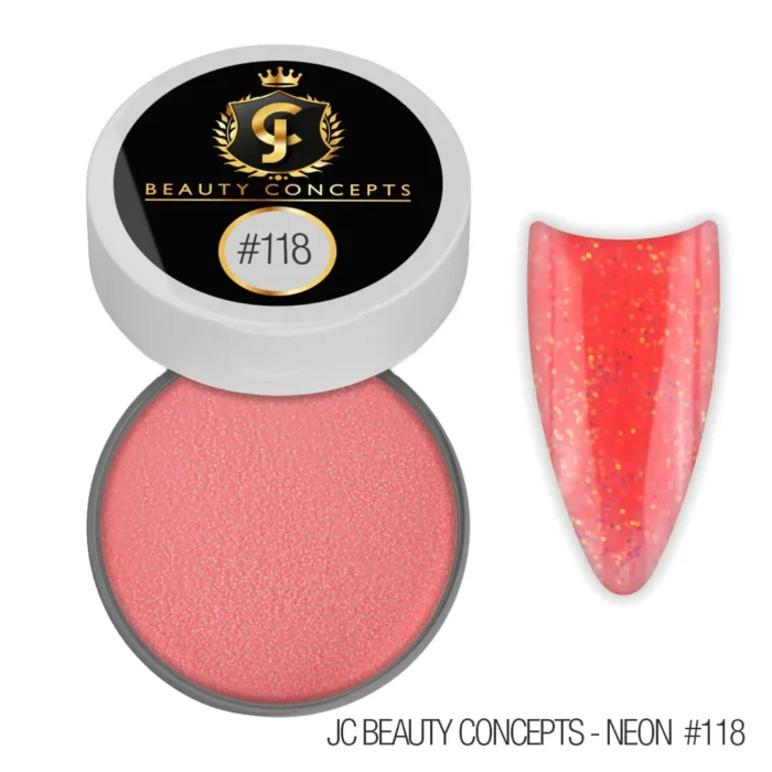 Pó Acrílico Colorido Neon Jc Beauty Concepts #118 (15g) - Imagem 2