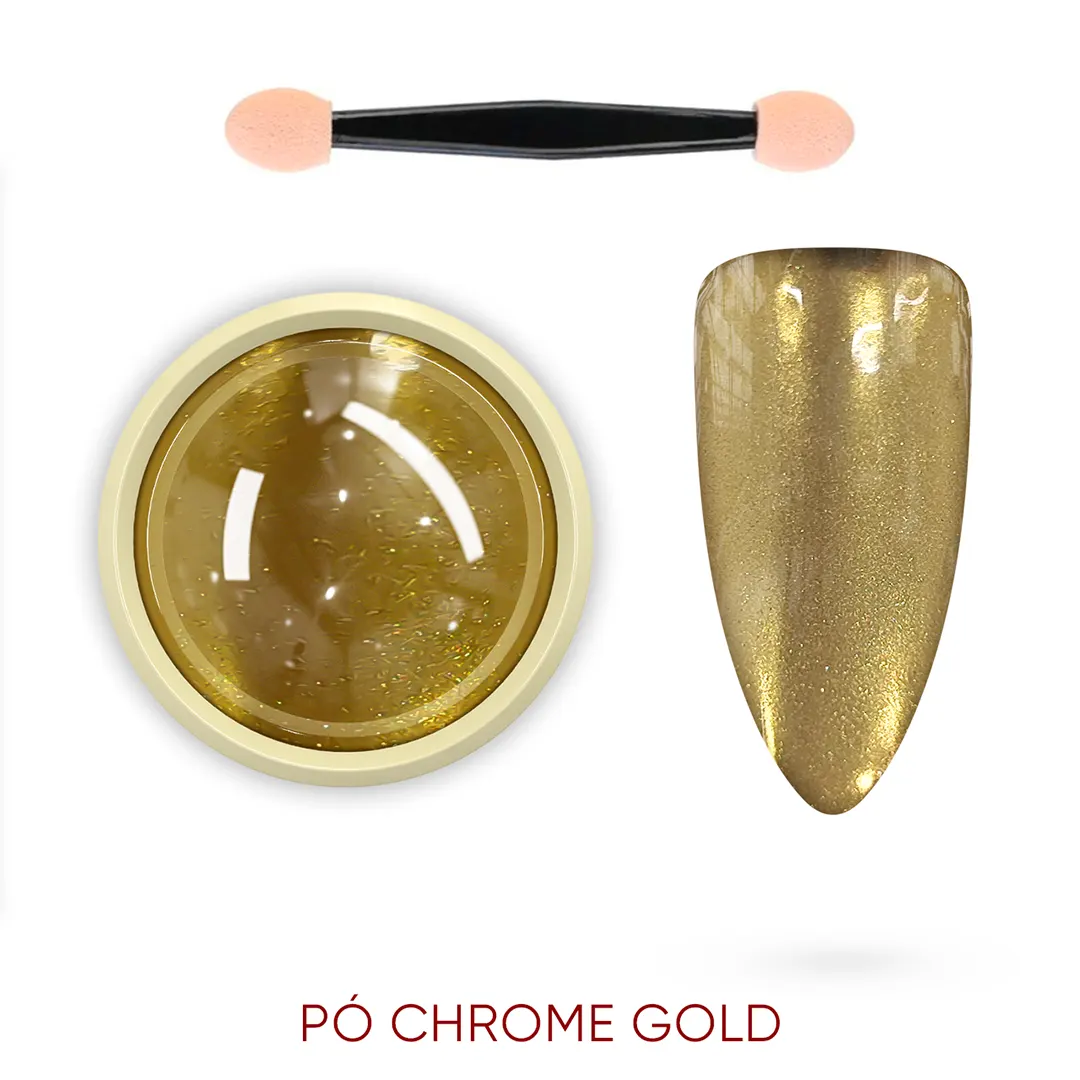 Po-Chrome-Gold.webp Pó Chrome Helen Color - Gold - Imagem 1