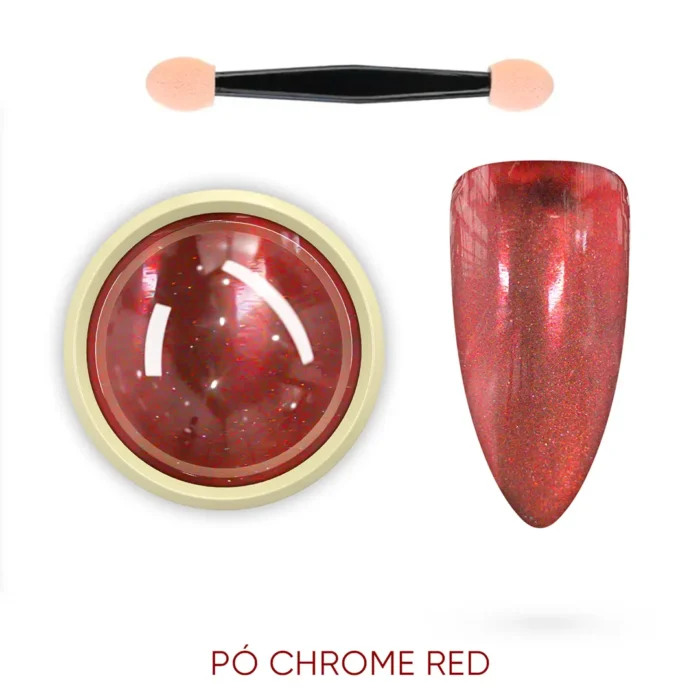 Pó Chrome Helen Color - Red - Imagem 1