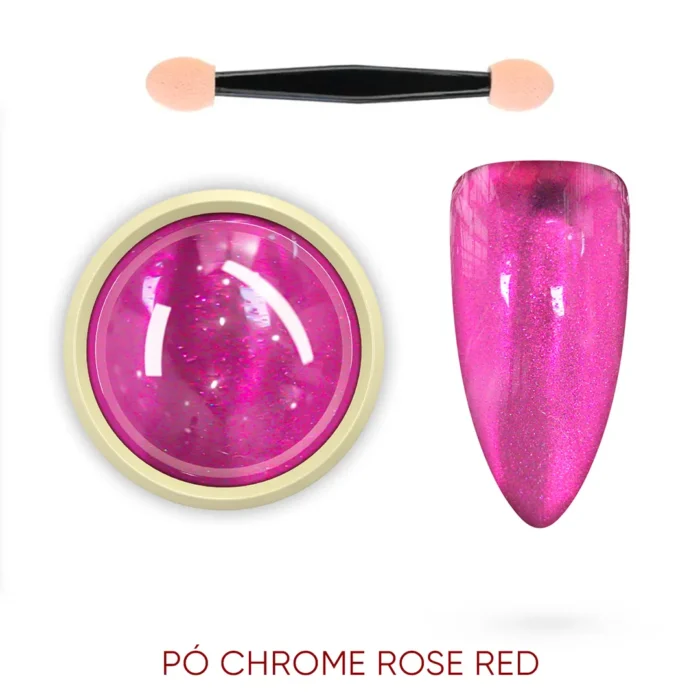 Pó Chrome Helen Color - Rose Red - Imagem 1