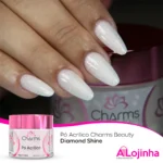 Pó Acrílico Charms Beauty - Diamond Shine - 40g (secagem lenta) - Imagem 2
