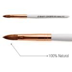 Pincel Acrílico N°10 Branco Jc Beauty Concepts 100% Kolinsky