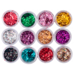 Glitter para decoração 12 unidades