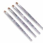 Kit Pincel Gel Chanfrado (4 unidades)