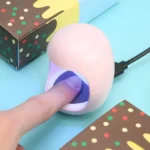 Mini Secador Cabine Unhas Secagem Rápida 30seg Luz Uv Led - Imagem 2