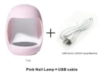 Mini Secador Cabine Unhas Secagem Rápida 30seg Luz Uv Led - Imagem 3