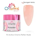 Pó Acrílico Charms Beauty - Perfect Nude - 40g (secagem lenta)