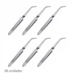 Pinça para Alongamento - Kit 6 unidades