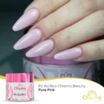 Pó Acrílico Charms Beauty - Pure Pink - 40g (secagem lenta) - Imagem 2