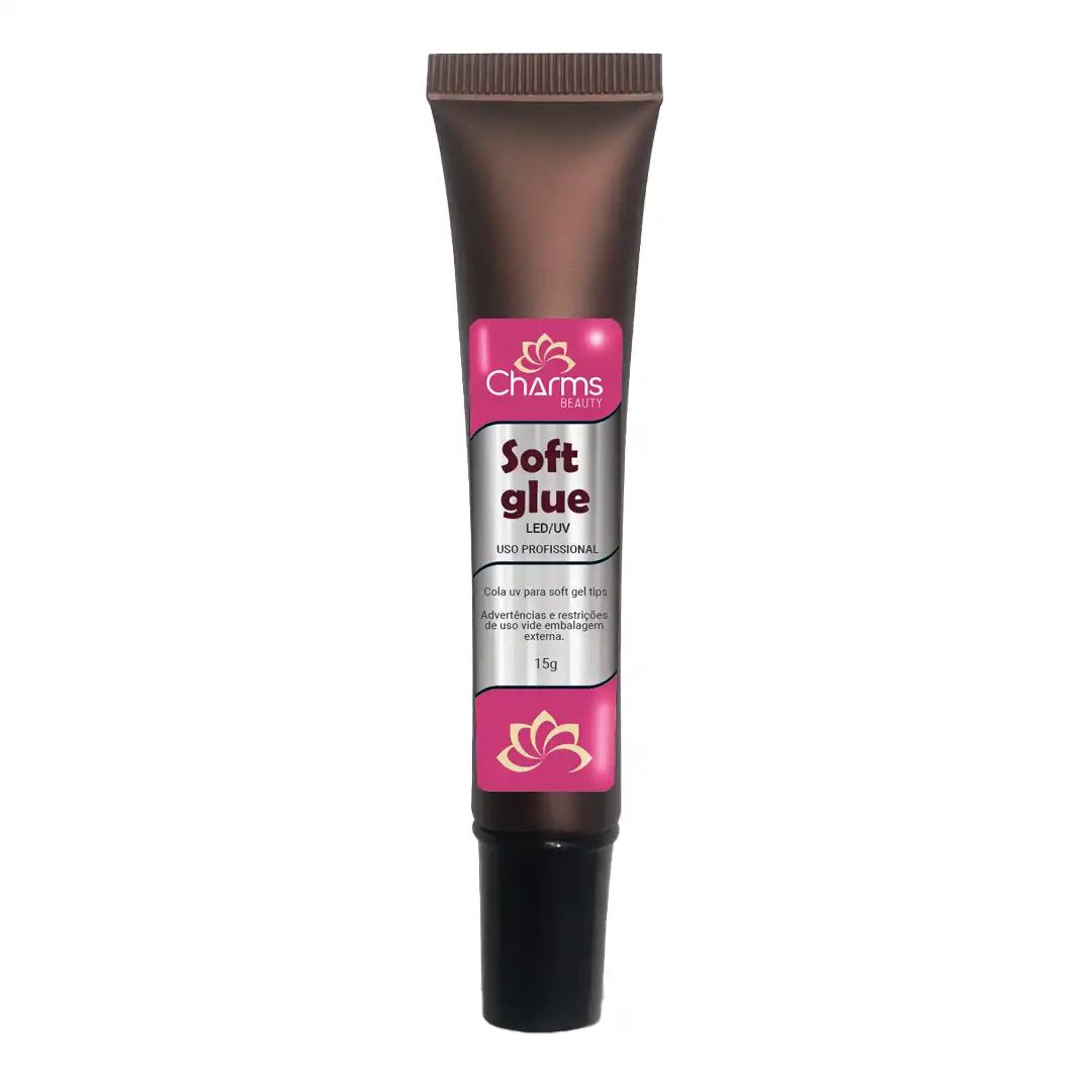 soft-glue-charms-beauty.webp Soft Glue Charms Beauty Cola Uv/Led - Imagem 1